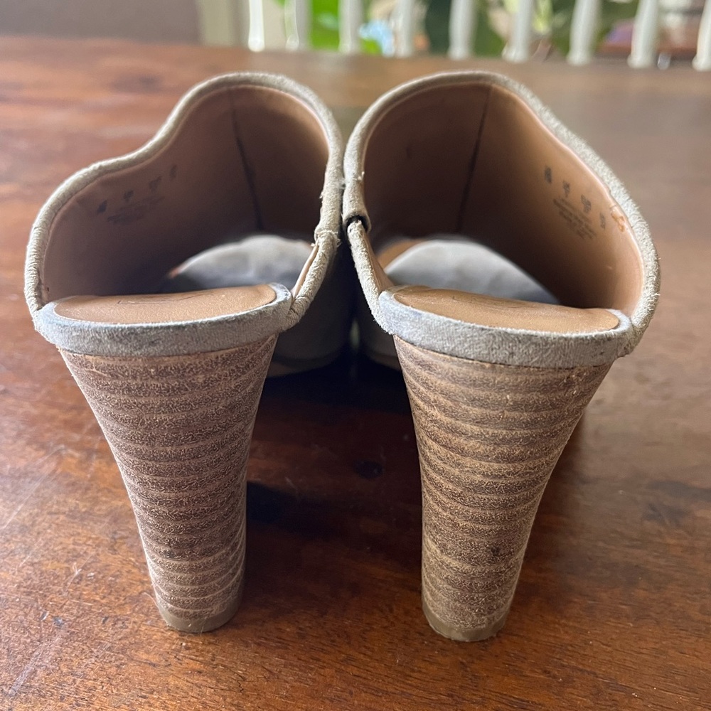 Franco Sarto Gray Mules - Picture 5 of 8